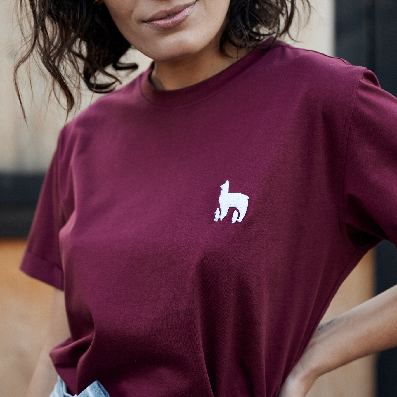 T-shirt Alpaca Vino - T-shirt - Perus